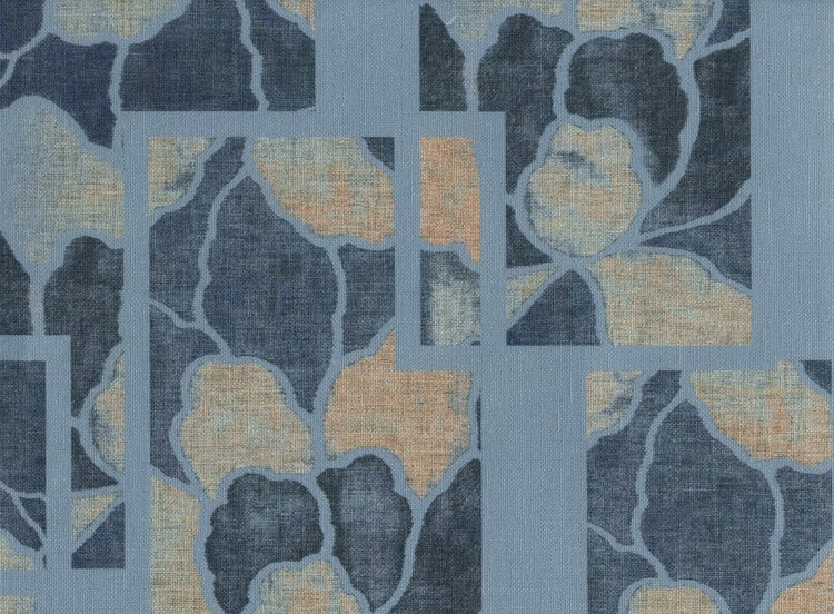 Vliesbehang - ArArmani / Casa by Brian Yates Capri Blauw - 87 cm breed verkrijgbaar per meter