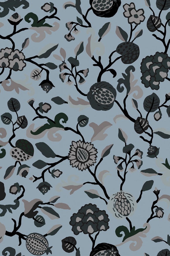 Vliesbehang -  Precious Fibers 3 Bayadère Multicolor - 87 cm breed verkrijgbaar per meter