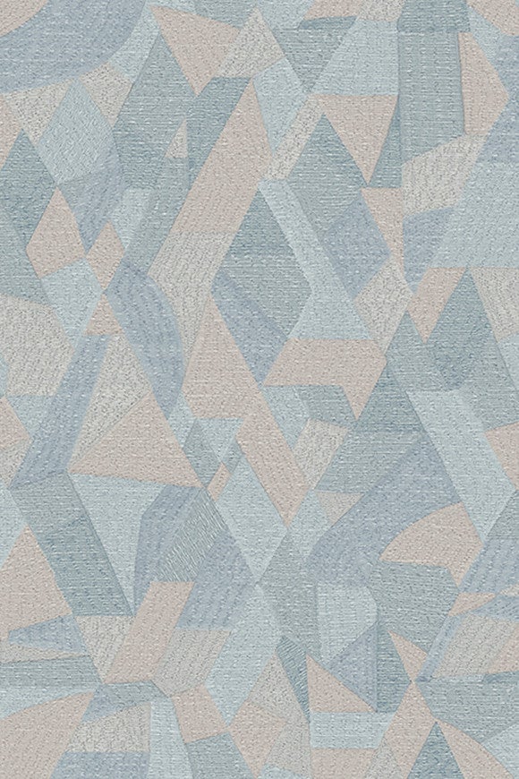 Vliesbehang - Precious Fibers 3 Excelsior Blauw - 87 cm breed verkrijgbaar per meter