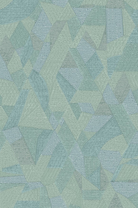 Vliesbehang - Precious Fibers 3 Excelsior Groen - 87 cm breed verkrijgbaar per meter