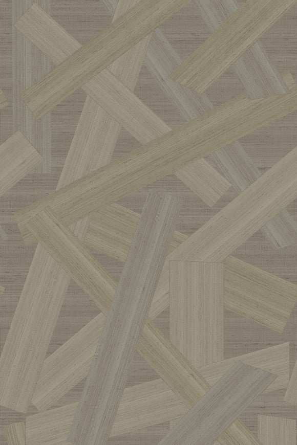 Vliesbehang -  Precious Fibers 3 Rigoletto Groen - 300 cm lang en 87 cm breed