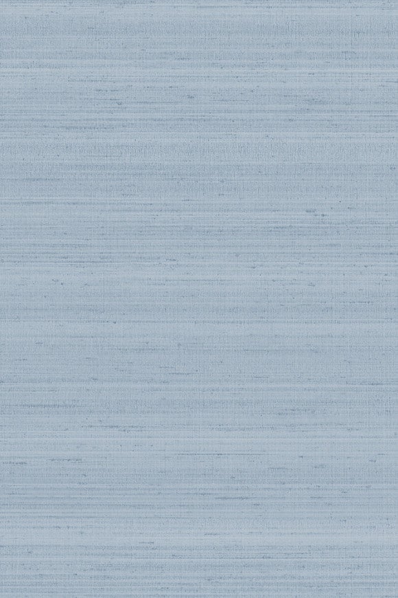 Vliesbehang -  Precious Fibers 3 Unito Seta Blauw - 87 cm breed verkrijgbaar per meter