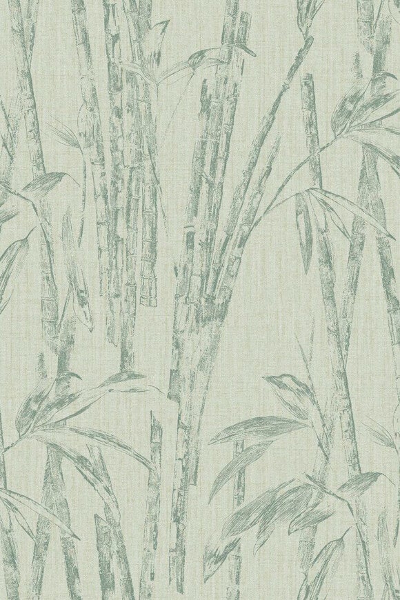 Vinylbehang -  Refined Structures 3 Nikko Groen - 10,05 m lang x 100 cm breed