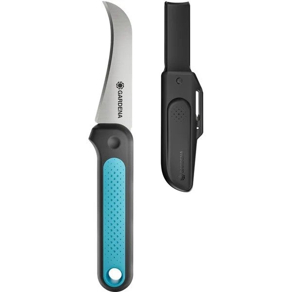 Mes - VeggieCut - Zwart/Blauw