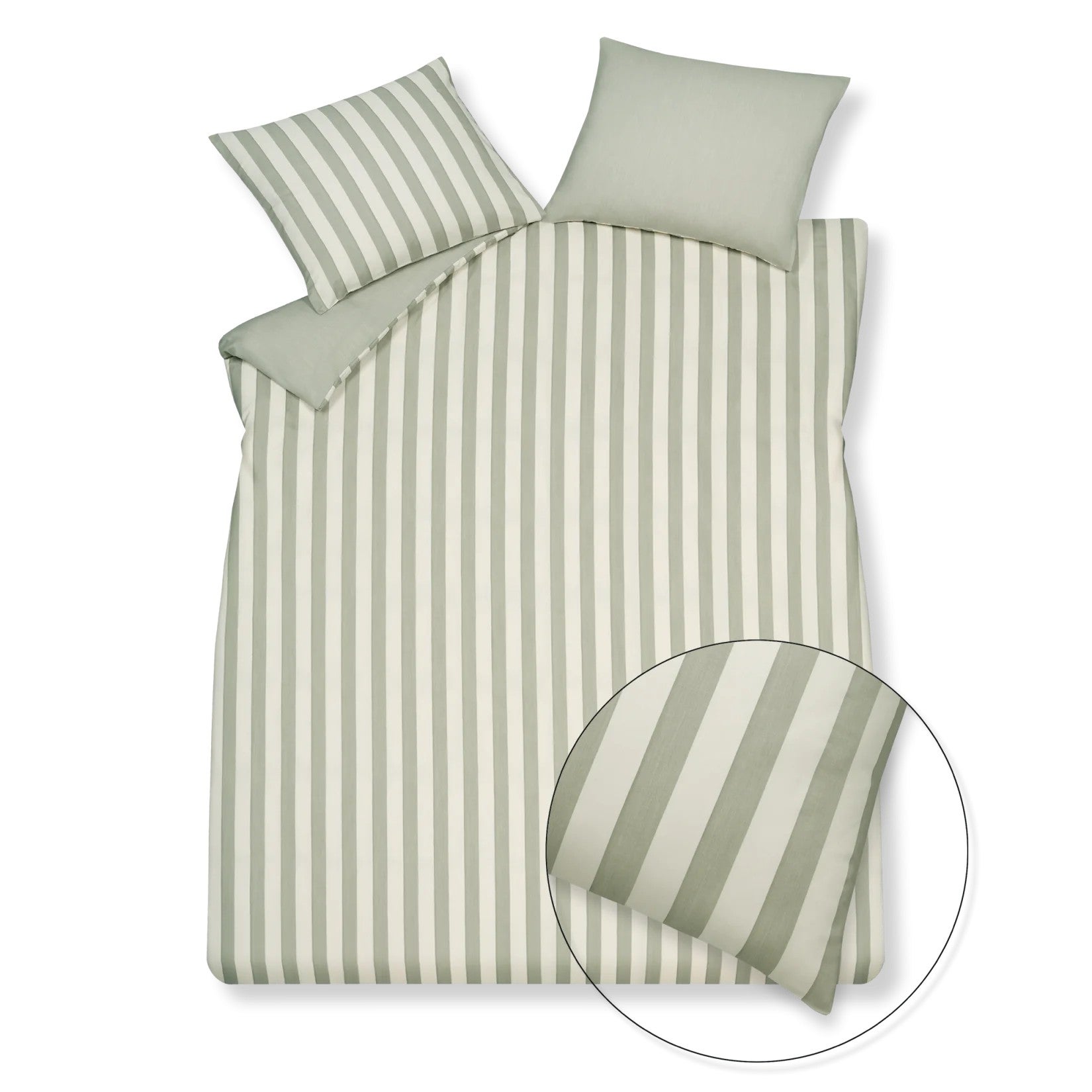 Dekbedovertrek - HOME 97 Lits-jumeaux 240x200/220 cm - Smoke green