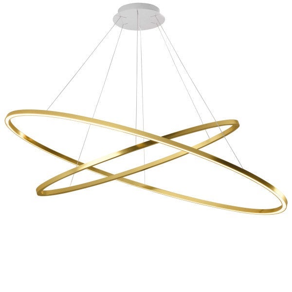 Hanglamp Ellisse Double - goud