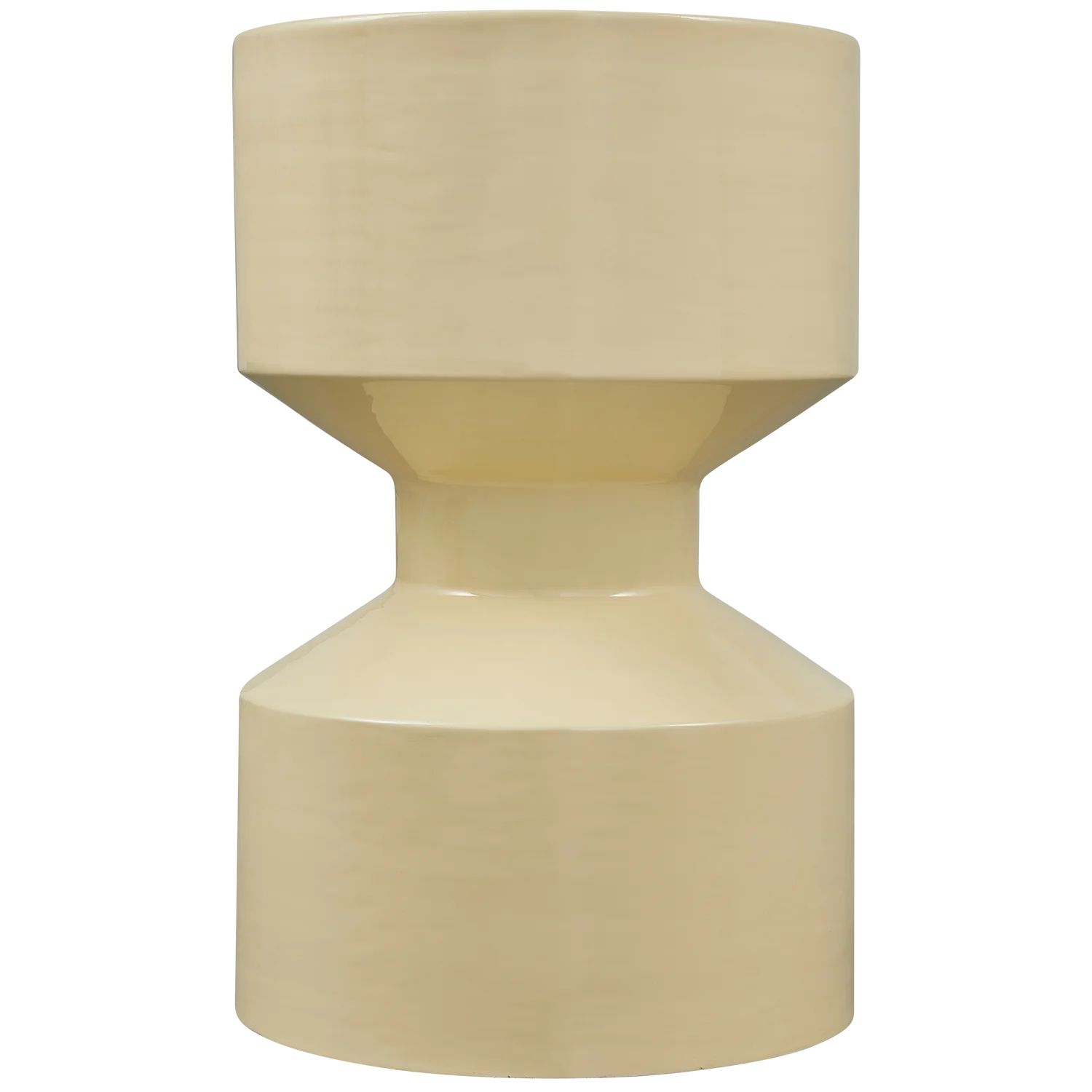 Bijzettafel - Hidde Metaal Crème - 47x30cm