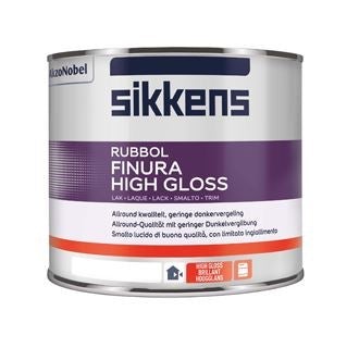 Houtlak - Rubbol finura hoogglans 500 ml - W05