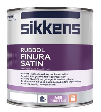 Houtlak - Rubbol finura satin 1 liter - W05