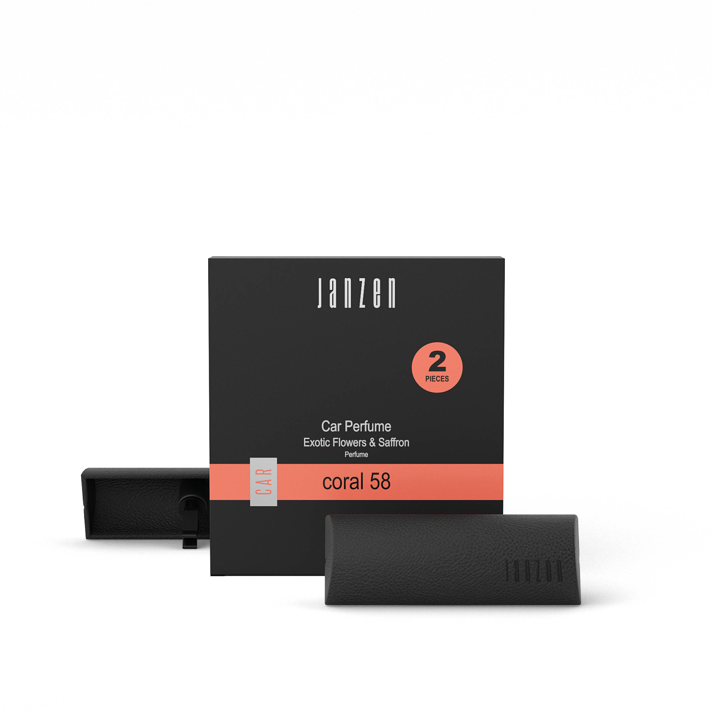 Auto parfum - Coral 58 - Zwart