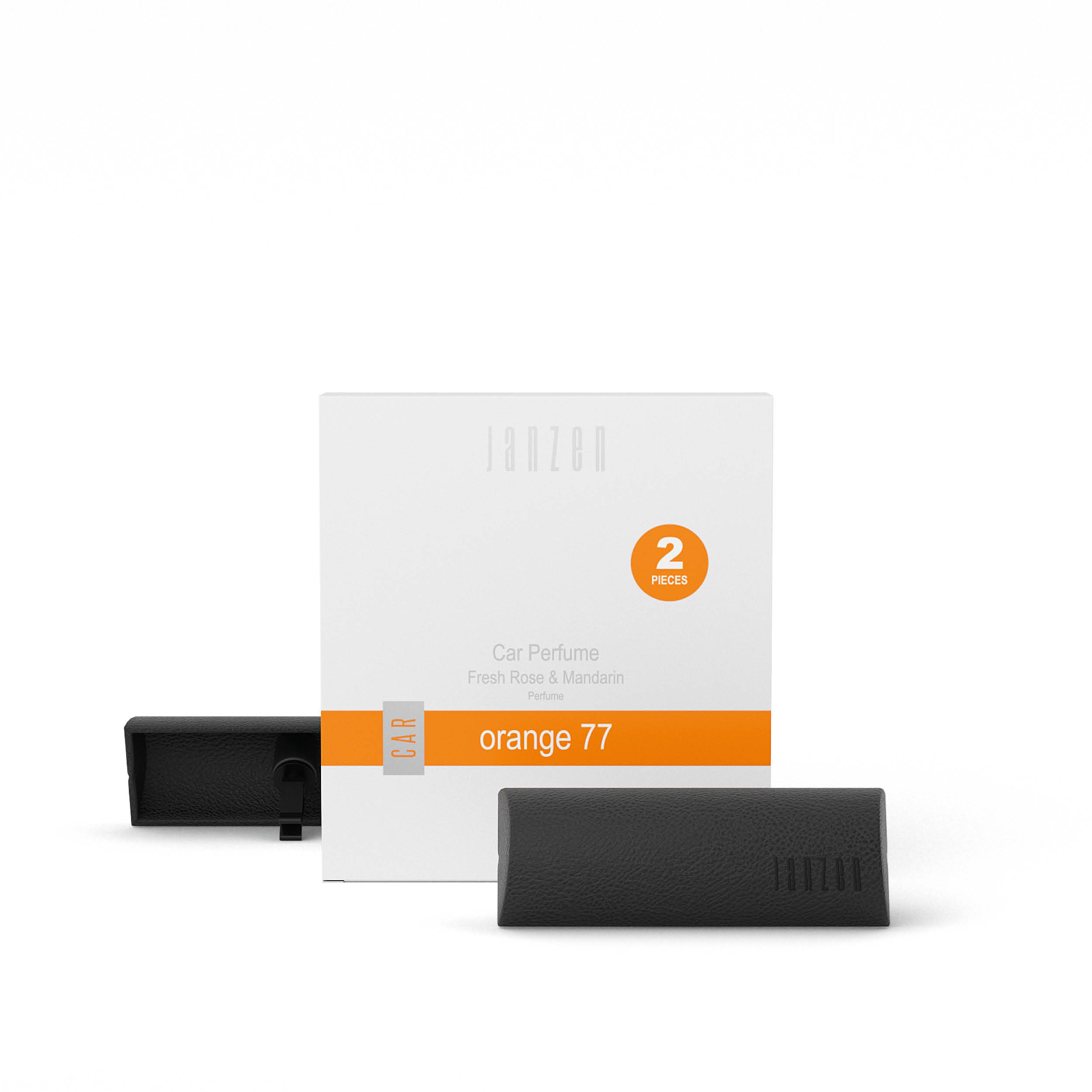 Autoparfum - Orange 77 - Zwart