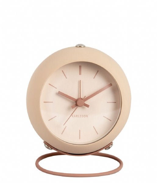Wekker - Nirvana Globe - Sand brown