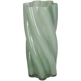 Vaas - Glas 13x13x29cm - Groen