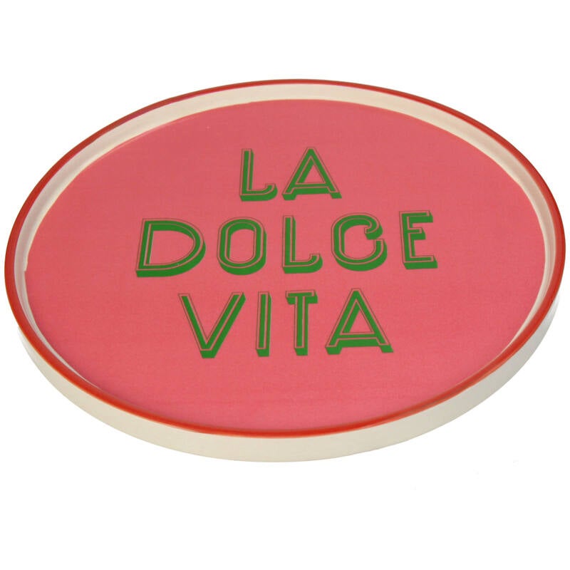 Bord - La Dolce Vita 25,5x25,5x1,5cm - Roze