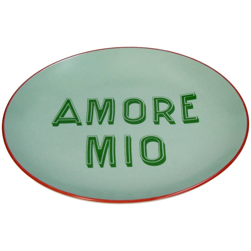 Bord - Amore Mio 20,5x20,5x2,5cm - Munt
