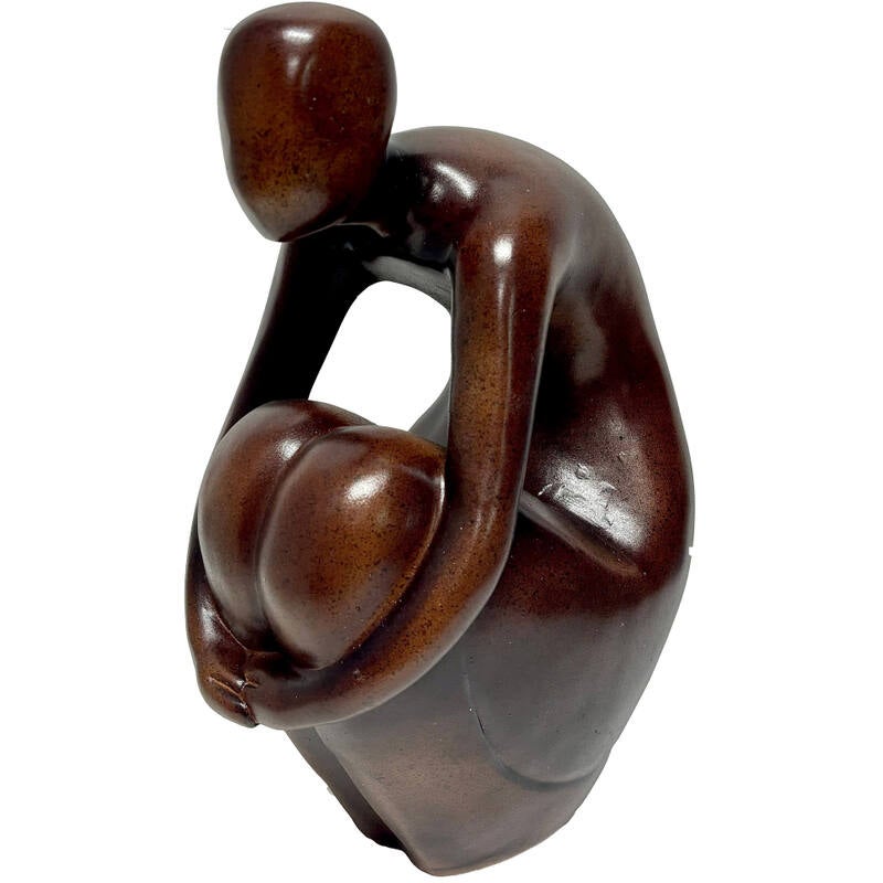 Ornament - Human Polyresin 29,3x18,4x40,3cm - Bruin 