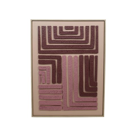 Wandpaneel - Wall Plaque Paper Multi 60x2,9x80cm - Multicolor