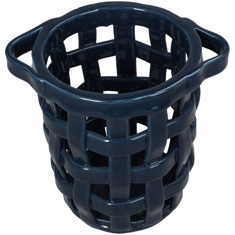Mandje - Dolomite 16,5x12,5x16cm - Blauw