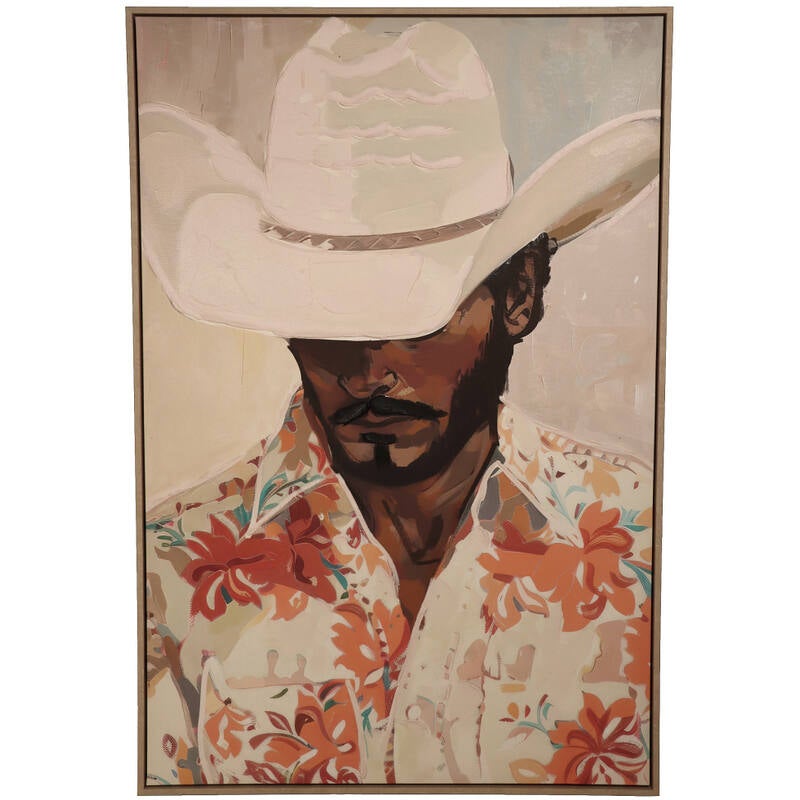 Wandpaneel - Wall Frame Canvas 80x4,3x120cm - Multicolor