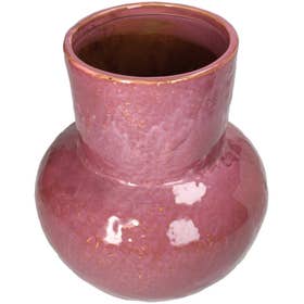 Vaas - Keramiek 23,5x23,5x25,5cm - Roze