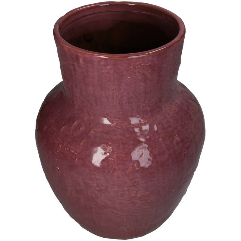 Vaas - Keramiek 24x24x30cm - Roze