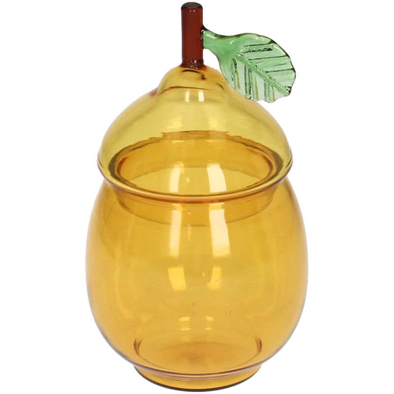 Pot - Glas 8,5x8,5x14,8cm - Amber