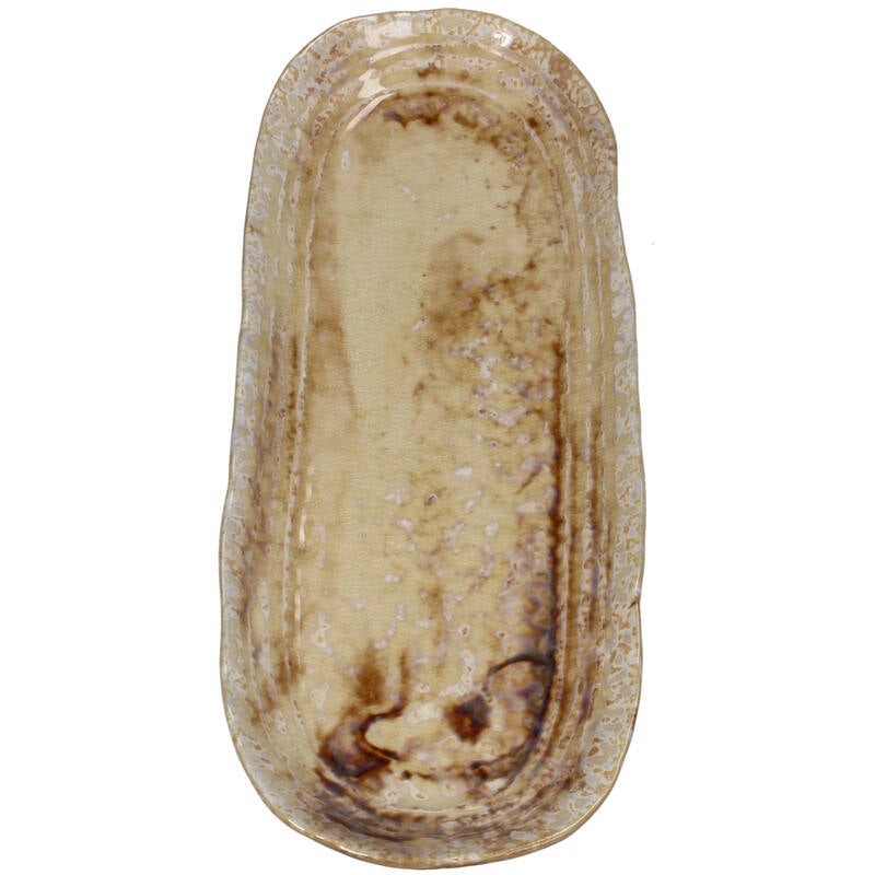 Bord - Stoneware 32,5x13x2,5cm - Beige