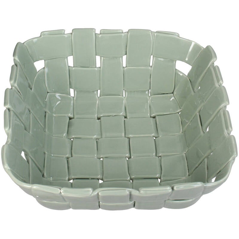 Kom - Dolomite 25,5x25,5x10cm - Groen