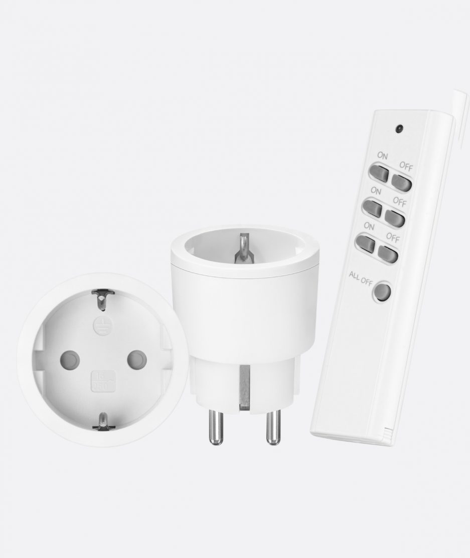 Stekkerschakelaarset - 2300 Watt APC2-2300R - 2 Stuks