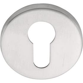 Cilinderplaatje - BASICS 6mm - Mat RVS