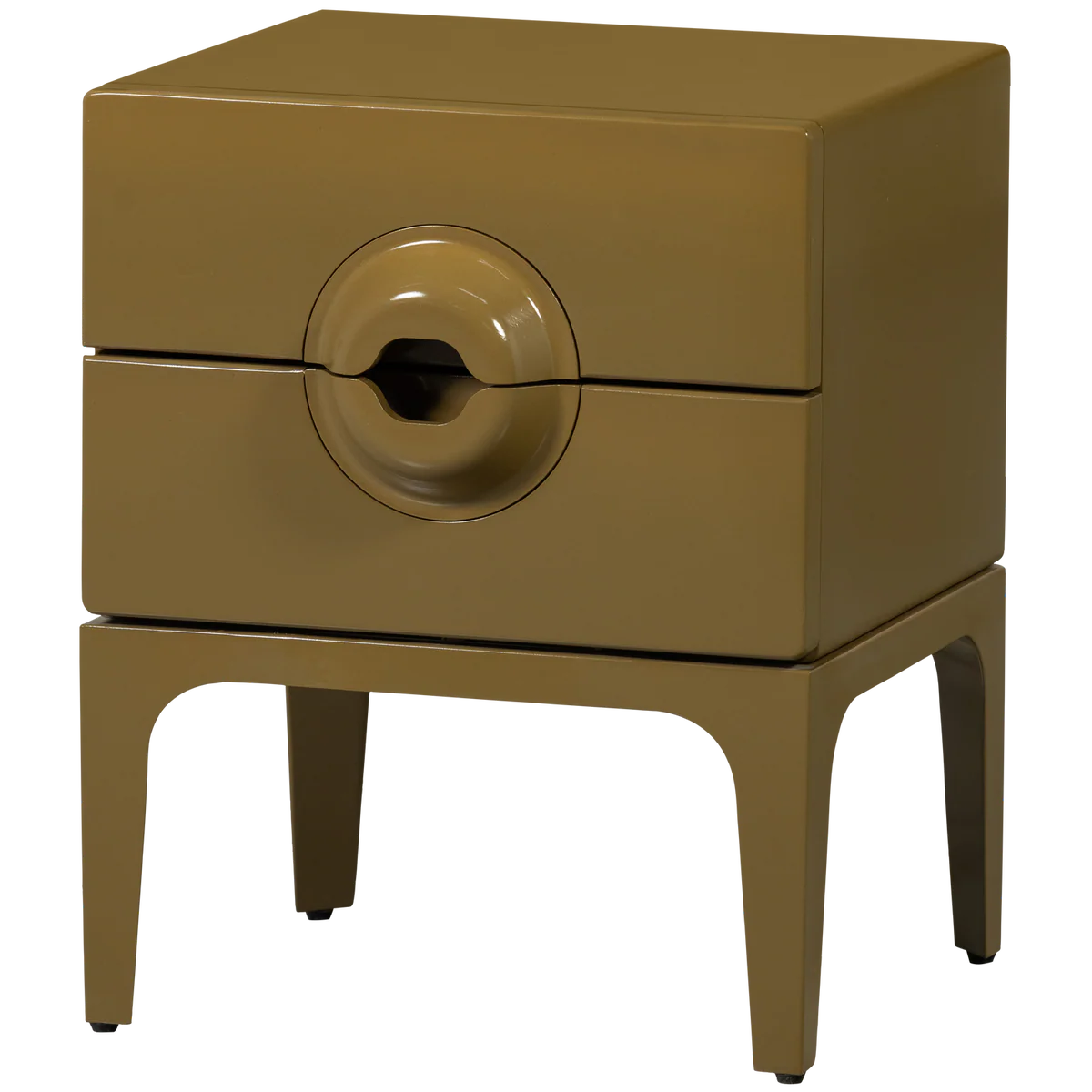 Ladekastje/Nachtkastje - Merge Hout - Honinggeel