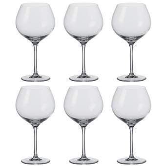 Wijnglazenset - Bourgogneglas 630ml set van 6 glazen - Transparant