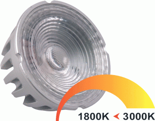 Inbouwspot wit - 500lm 6W - Dim to warm