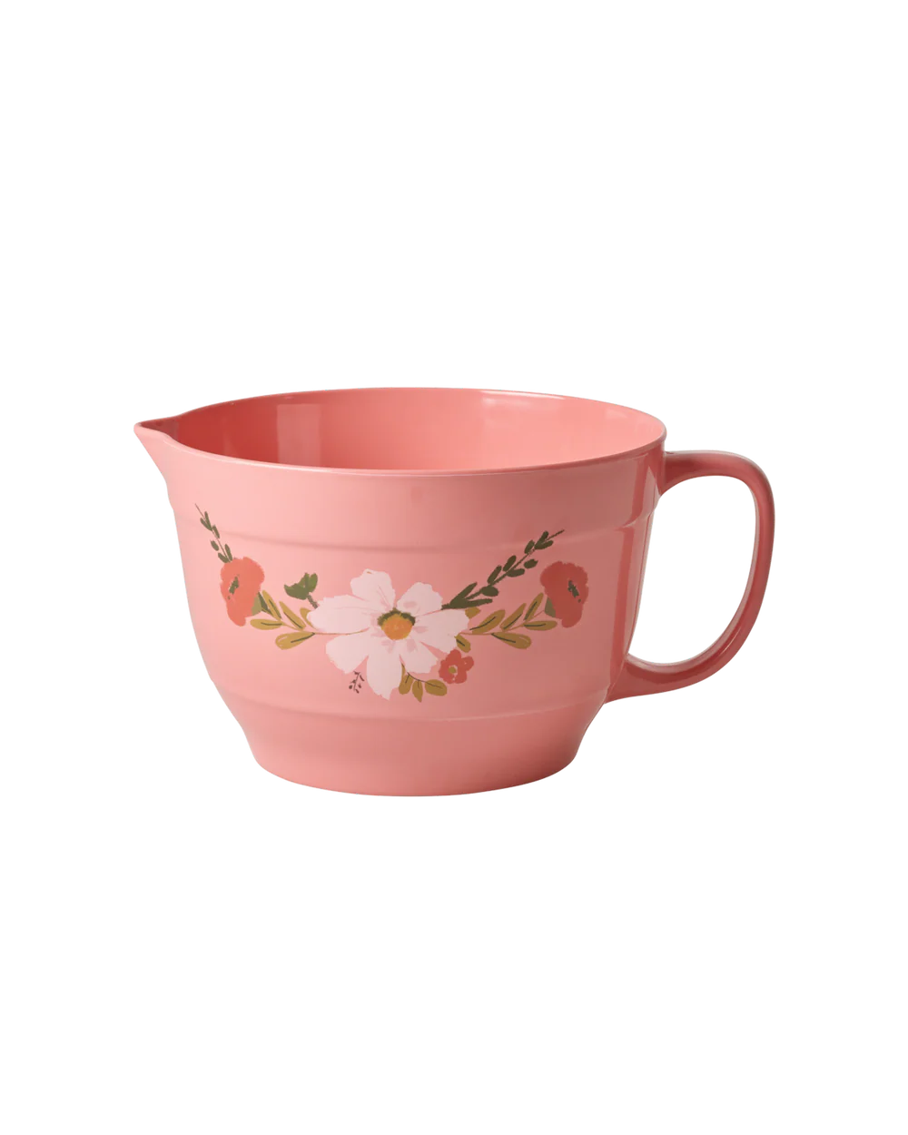Mengkom - Allison Flower Print - Koraal
