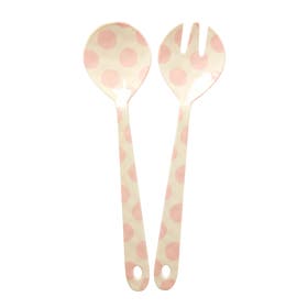 Slabestek - Pink Dots Print - Zacht roze