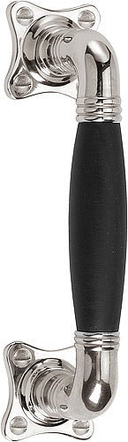 TIMELESS MG1934C massieve (raam) greep glans nikkel/ebbenhout