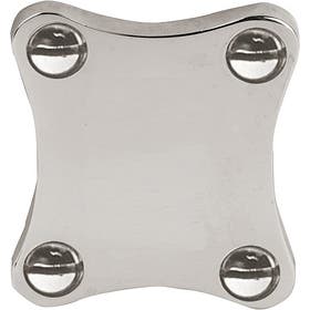 TIMELESS MRKB37 blind plaatje klaver glans nikkel