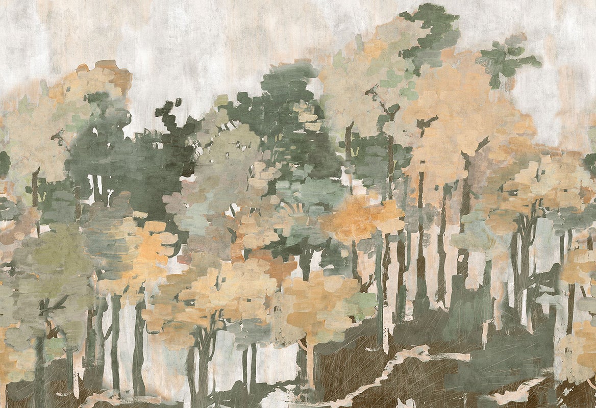 Vliesbehang - Milano Parco Multicolor - 300 cm lang x 408 cm breed