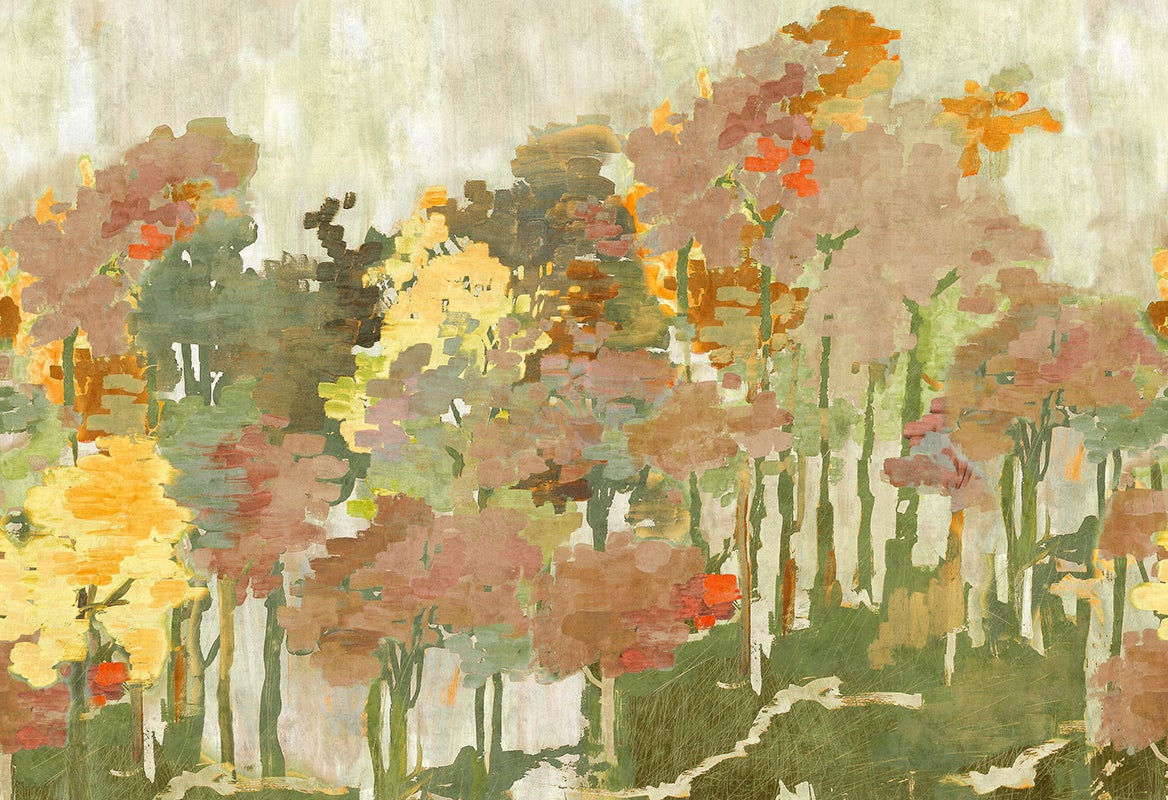 Vliesbehang - Milano Parco Multicolor - 300 cm lang x 408 cm breed