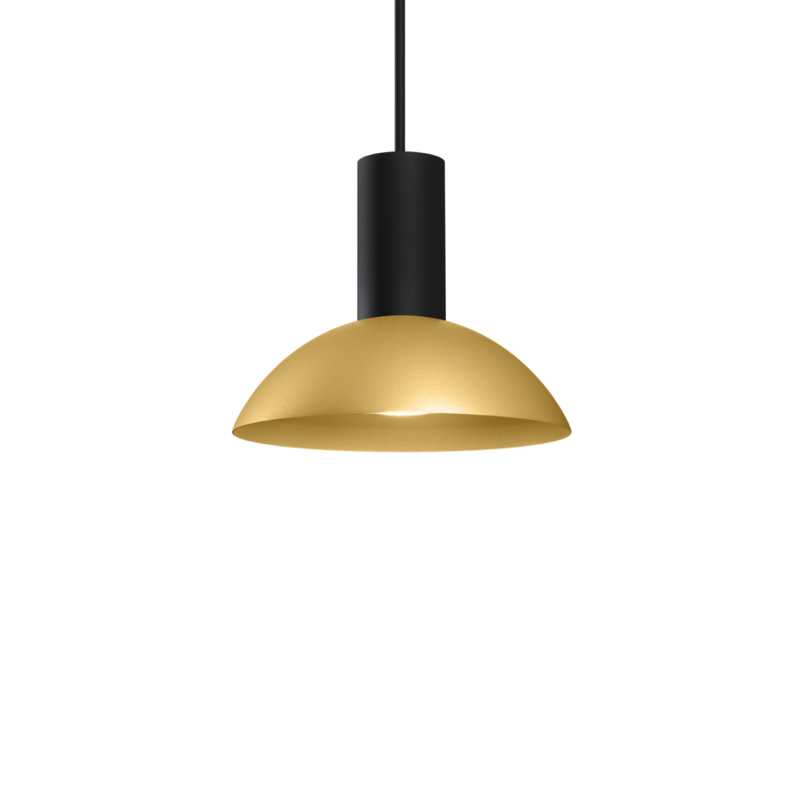 Hanglamp - Odrey 1,7 - Matzwart/goud 