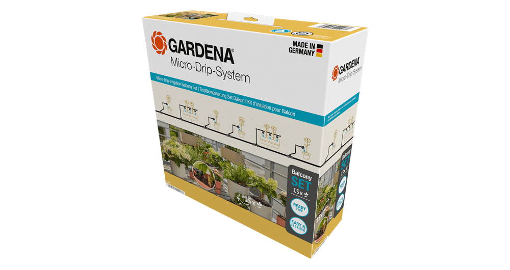 Micro-Drip Bewatering Set - Balkon (15 Planten)
