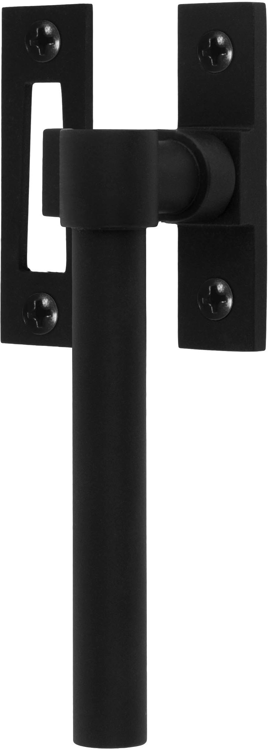 PIET BOON PB-RB massief raamboompje tbv naar buitendraaiend raam inclusief contraplaatje, niet afsluitbaar RW mat zwart