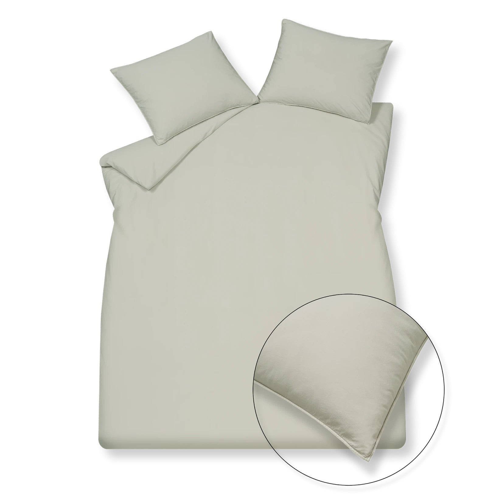 Kussensloop - Pure 60x70 cm - Pale olive