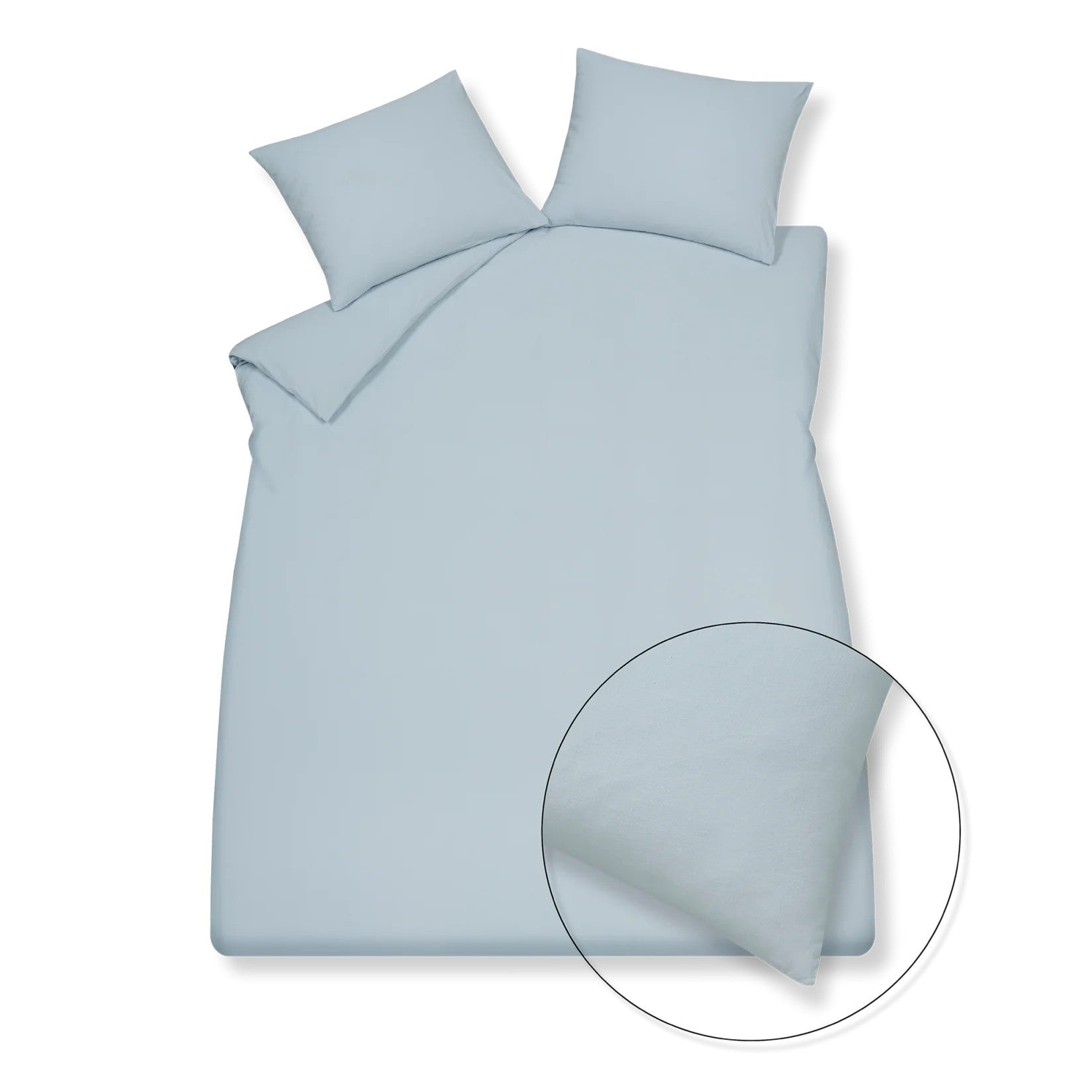 Dekbedovertrek - PURE 66 Lits-jumeaux 240x200/220 cm - Powder blue