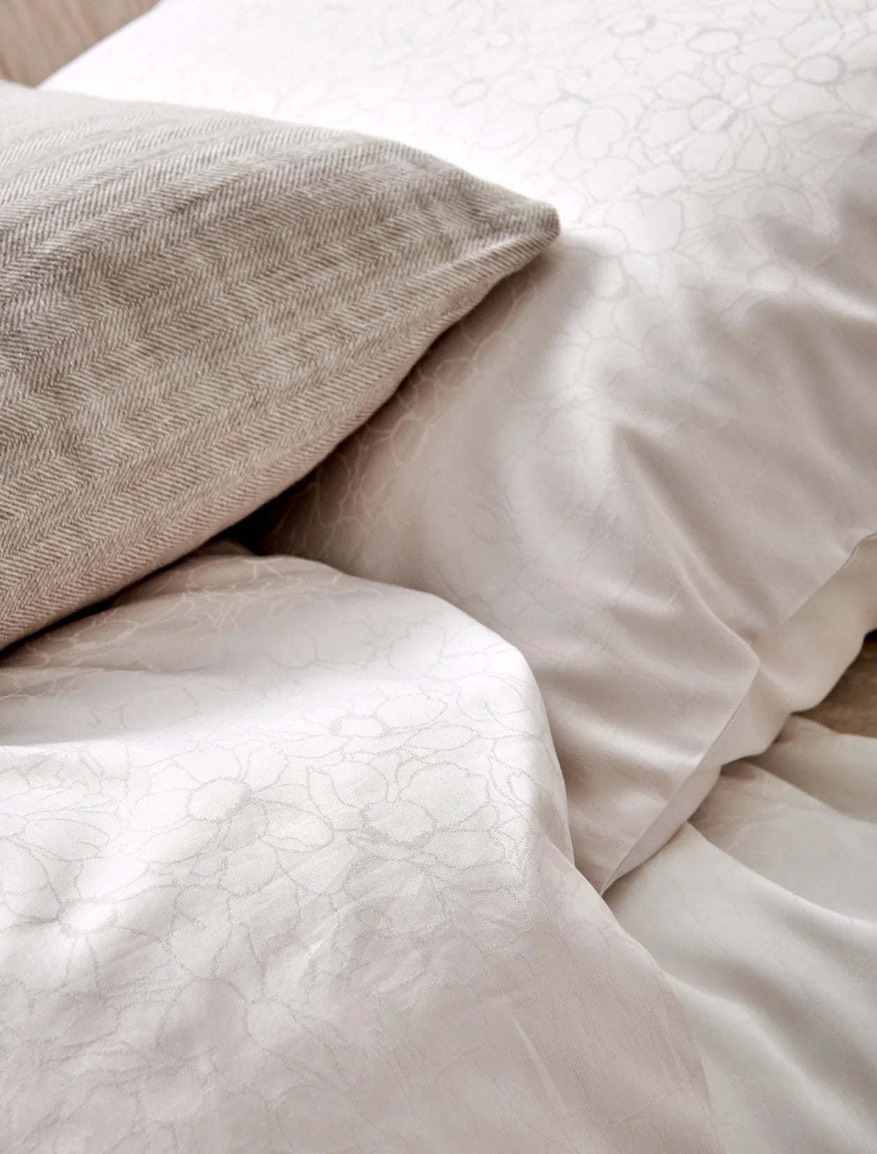 Kussensloop - PURITY BARI (60x70) cm - Cream tan