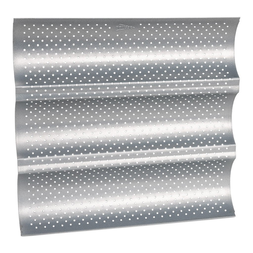 Broodvorm - Silver-Top stokbrood 3-delig - zilver