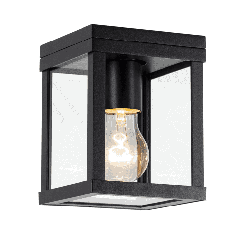 Buiten plafondlamp Jersey - zwart