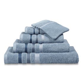 Handdoek Prestige lines 70x140 cm - dusty blue