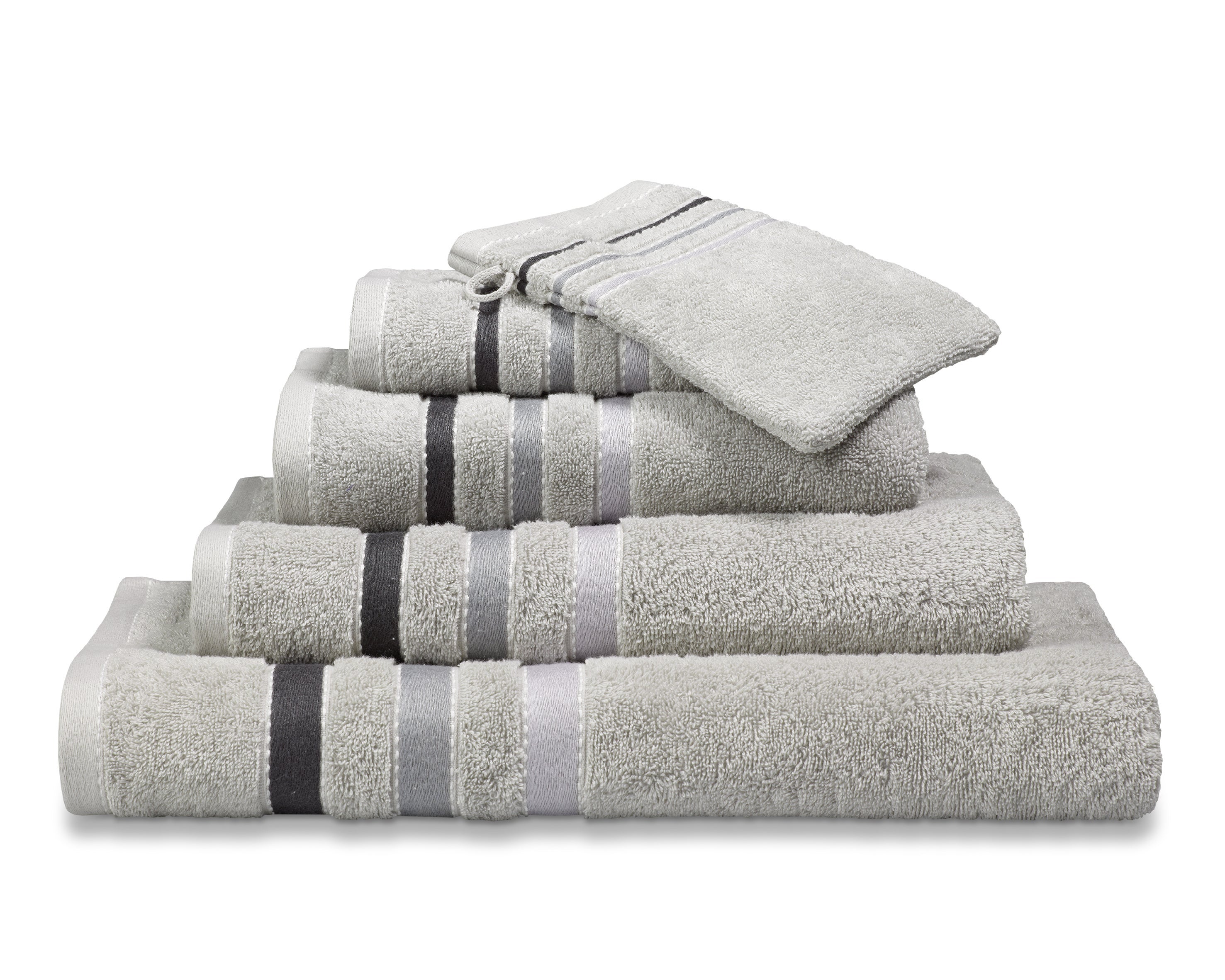 Gastendoekje Prestige lines 40x60 cm - steel grey