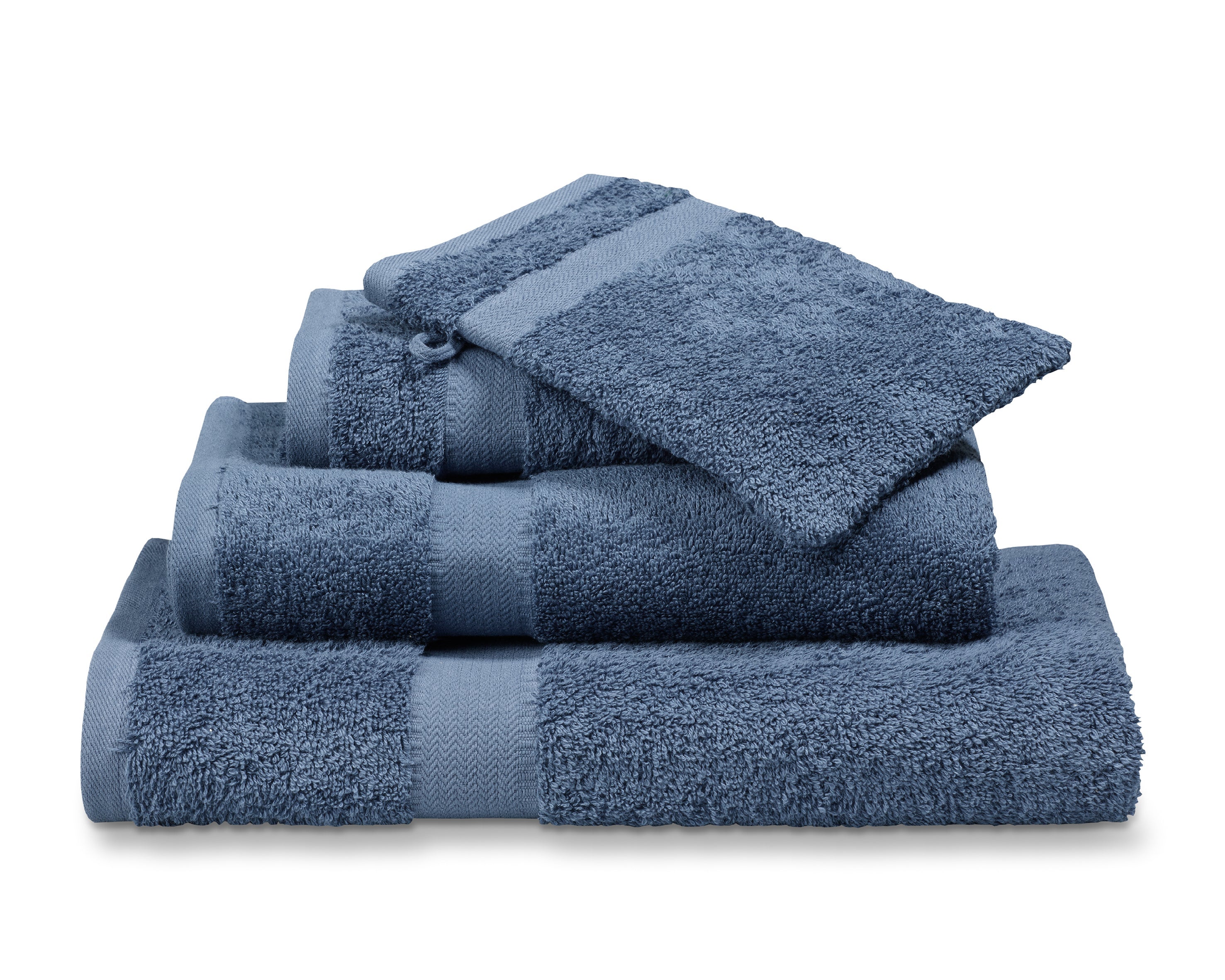 Gastendoekje Prestige plain 40x60 cm - vintage blue